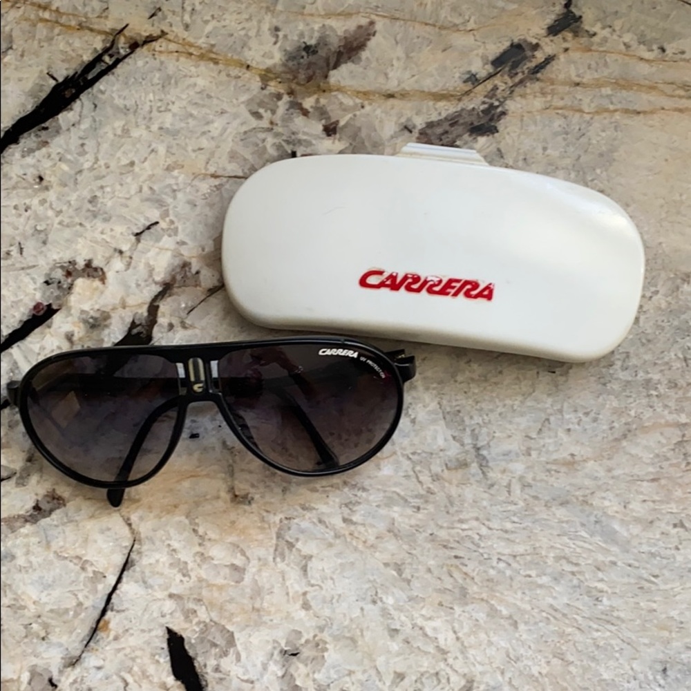 Carrera Black Aviator Sunglasses